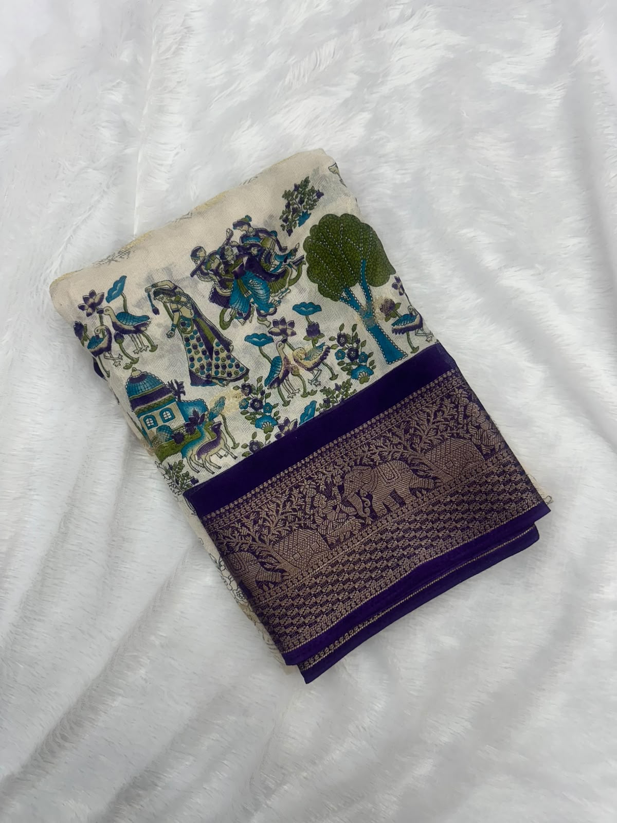 KALAMKARI GEORGETTE
