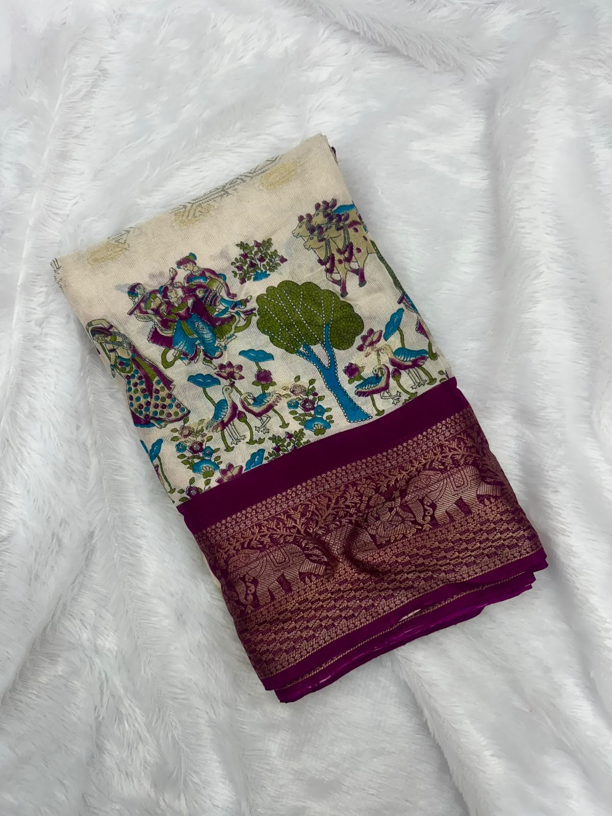 KALAMKARI GEORGETTE