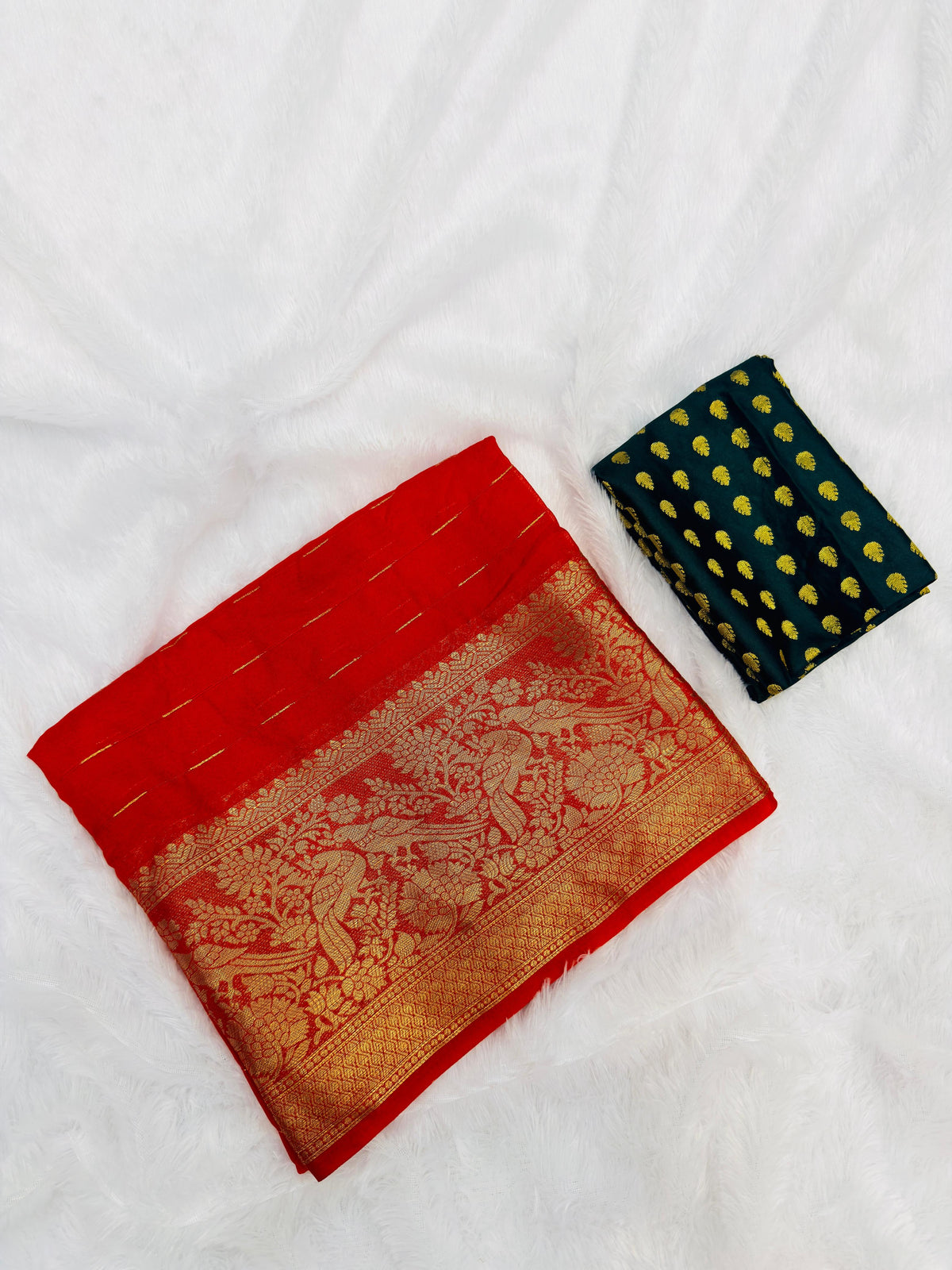 BANARASI RED GEORGETTE