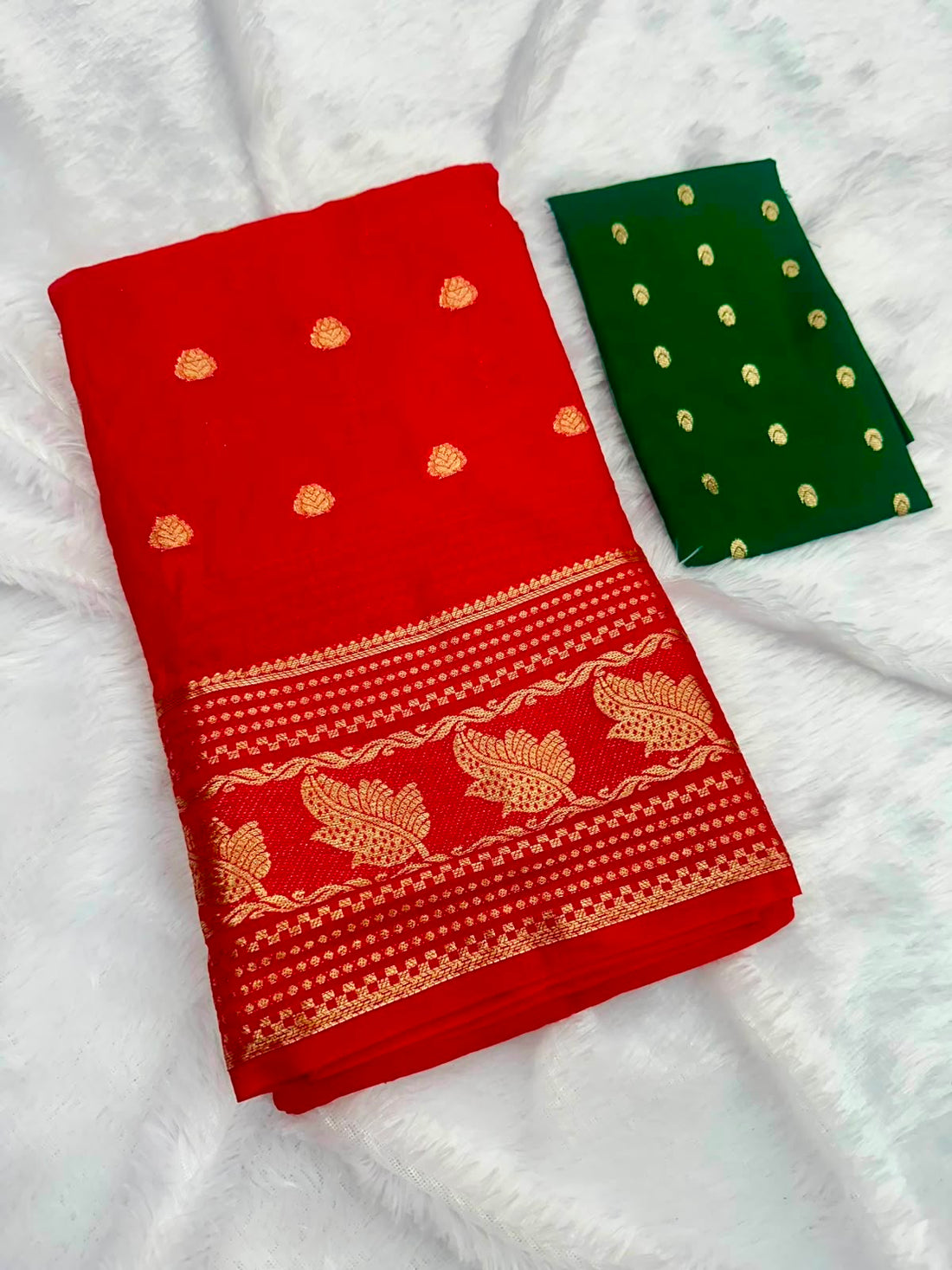 RED GEORGETTE