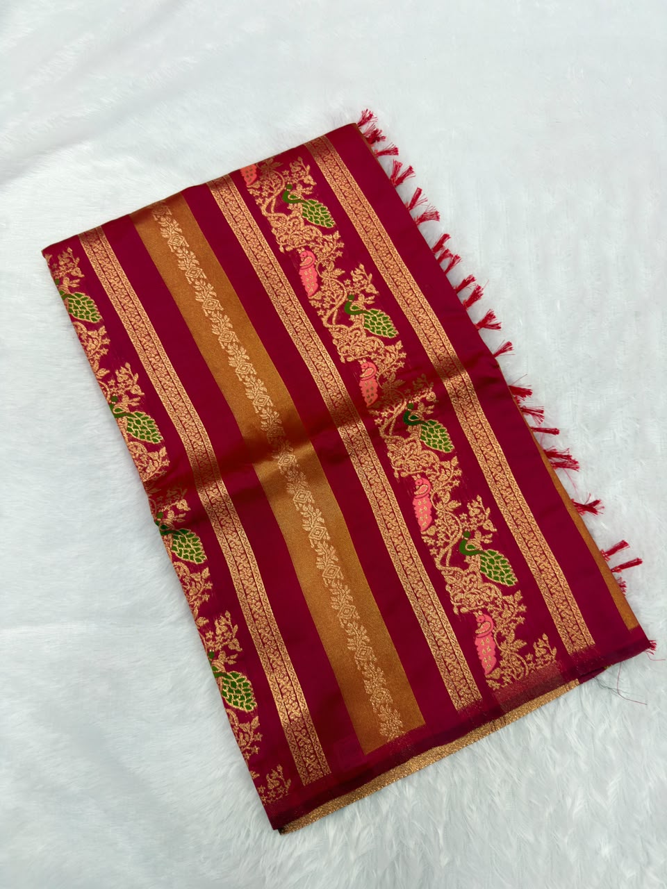 MEENAKARI SEMI PATTU SILK-1