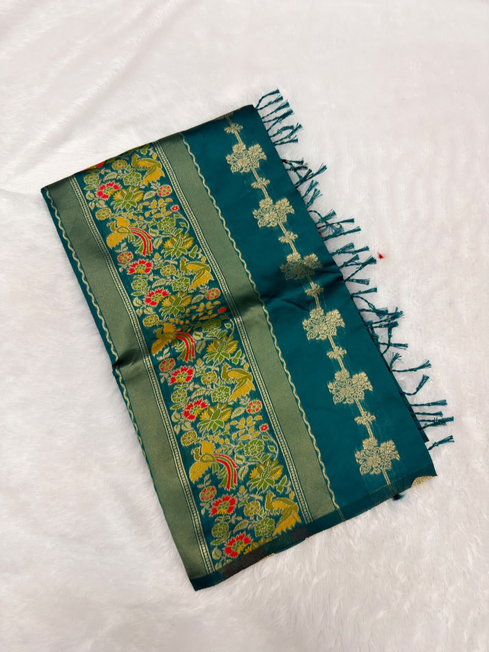 MEENAKARI SEMI PATTU SILK-1
