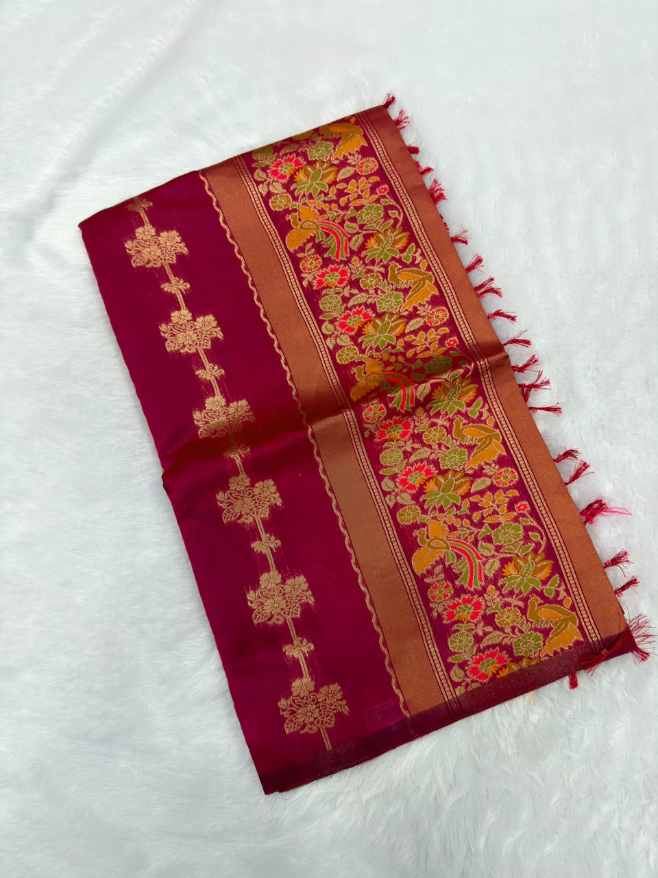 MEENAKARI SEMI PATTU SILK-1
