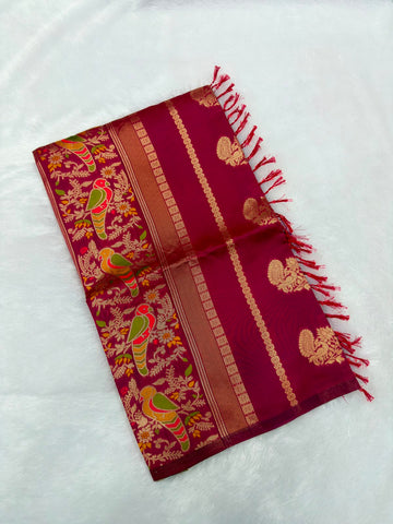 MEENAKARI SEMI PATTU SILK-2