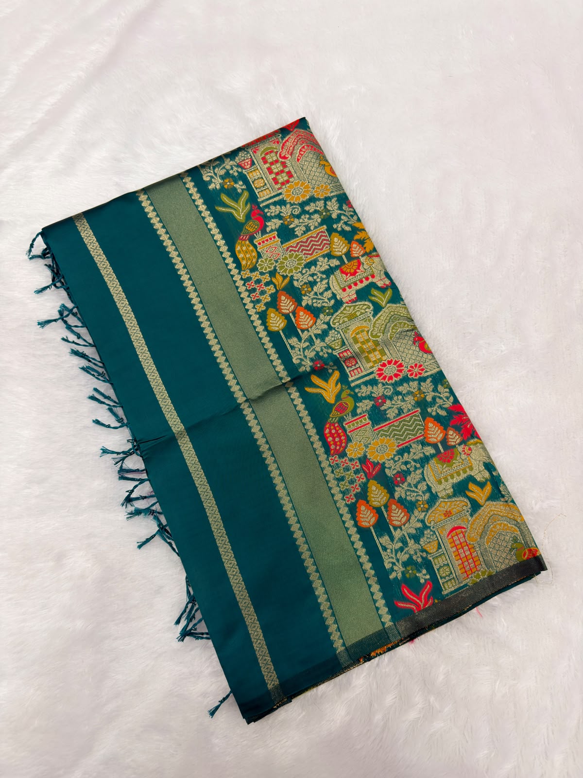 MEENAKARI SEMI PATTU SILK-2