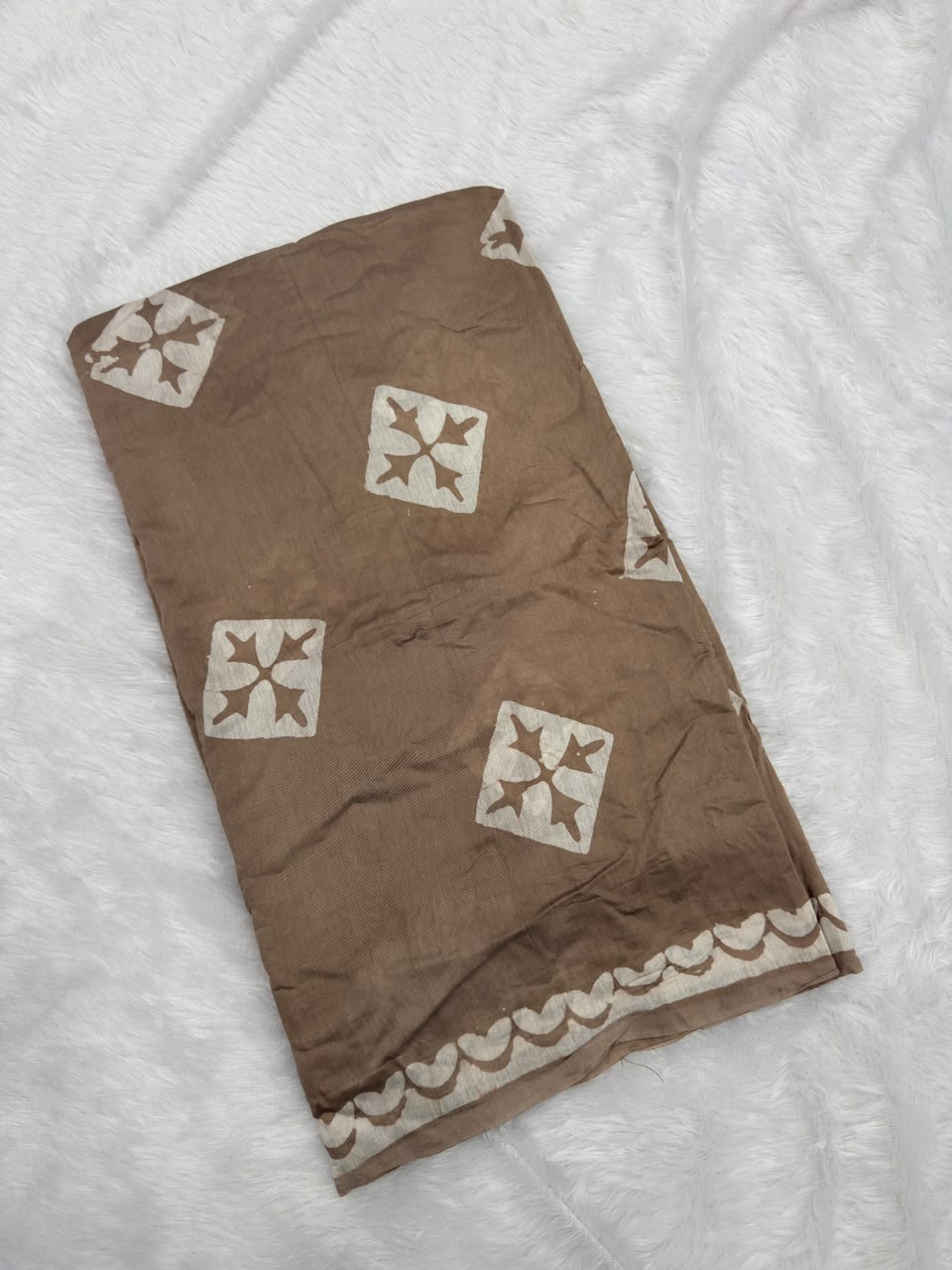 MUL CHANDERI HANDBLOCKED COTTON