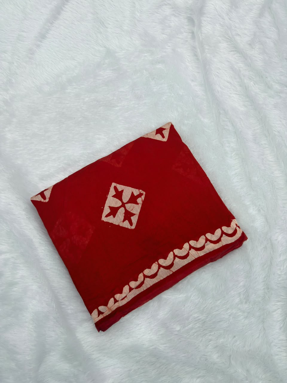 MUL CHANDERI HANDBLOCKED COTTON