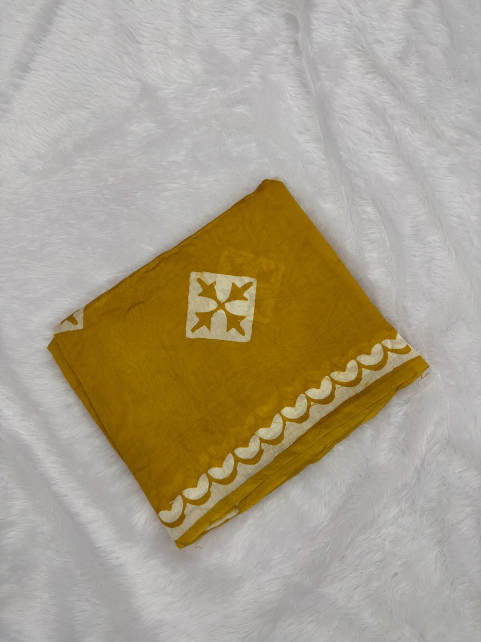 MUL CHANDERI HANDBLOCKED COTTON