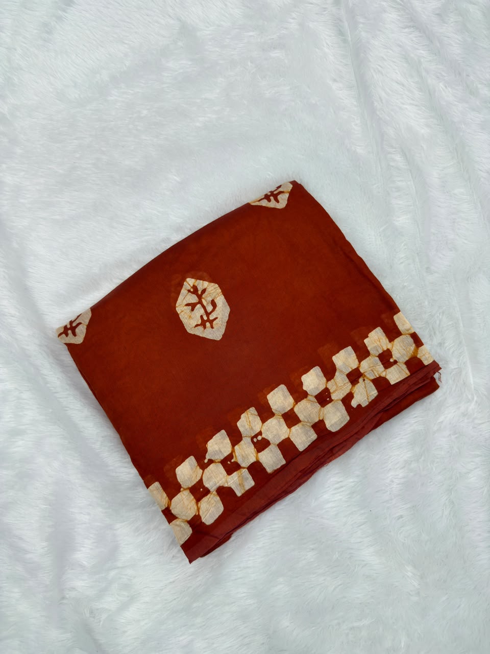 MUL CHANDERI HANDBLOCKED COTTON