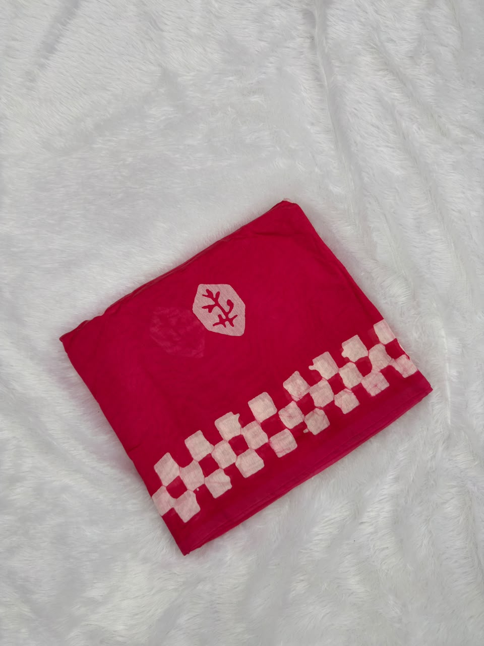 MUL CHANDERI HANDBLOCKED COTTON