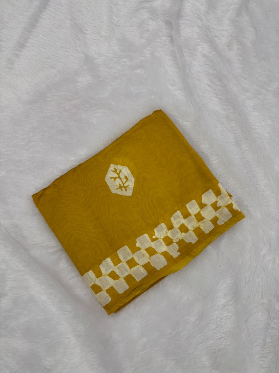 MUL CHANDERI HANDBLOCKED COTTON