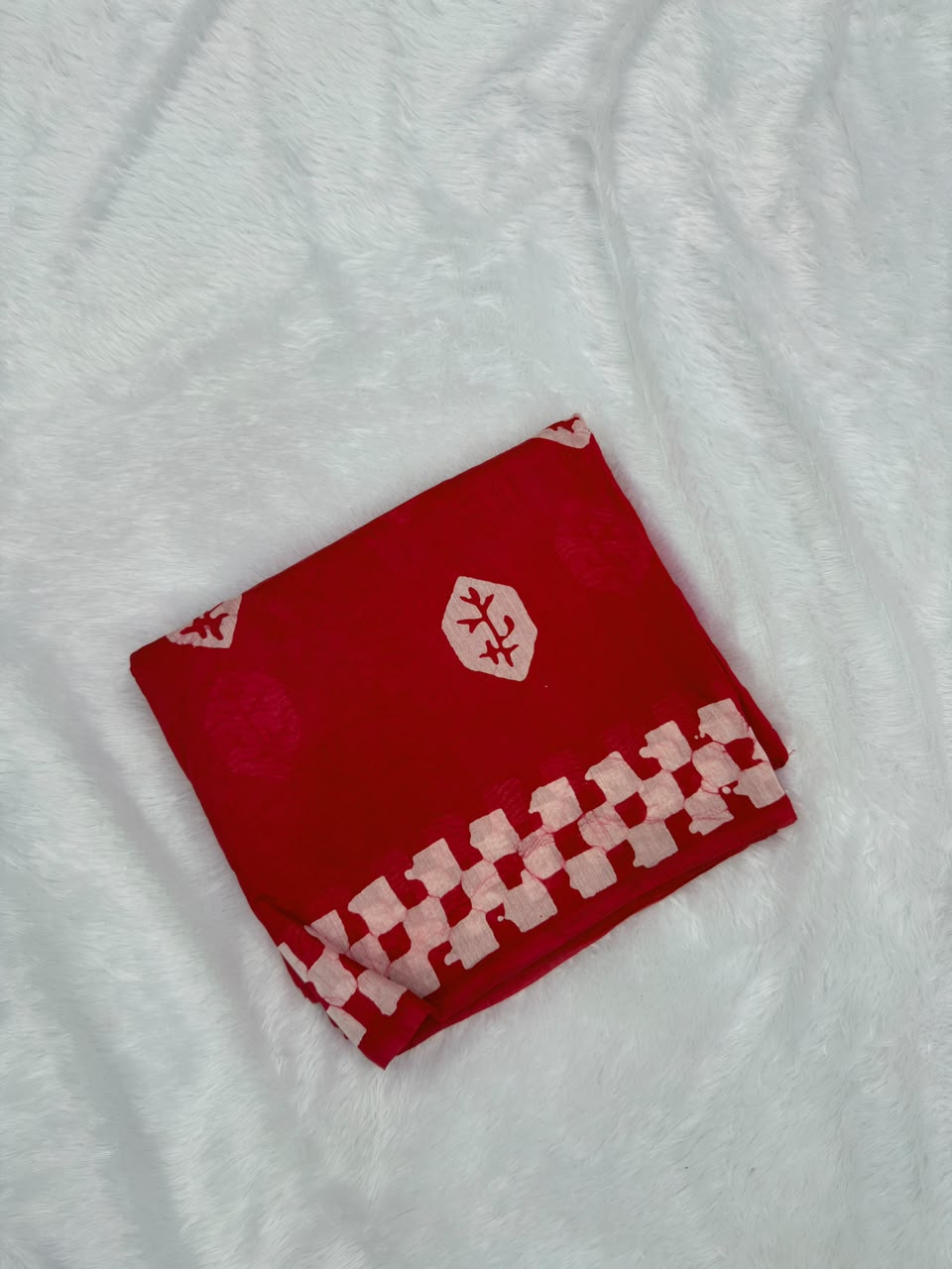 MUL CHANDERI HANDBLOCKED COTTON