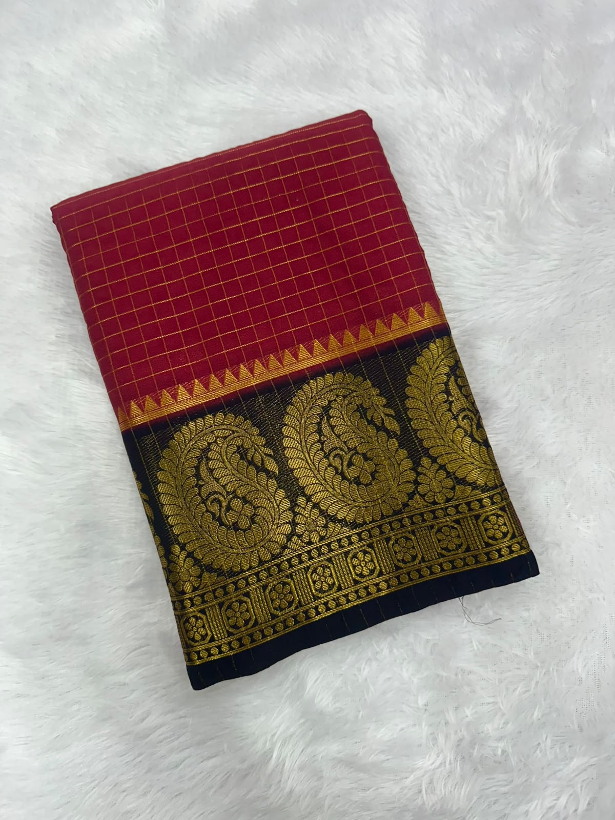 MYSORU CREPE SILK MANGO BORDER