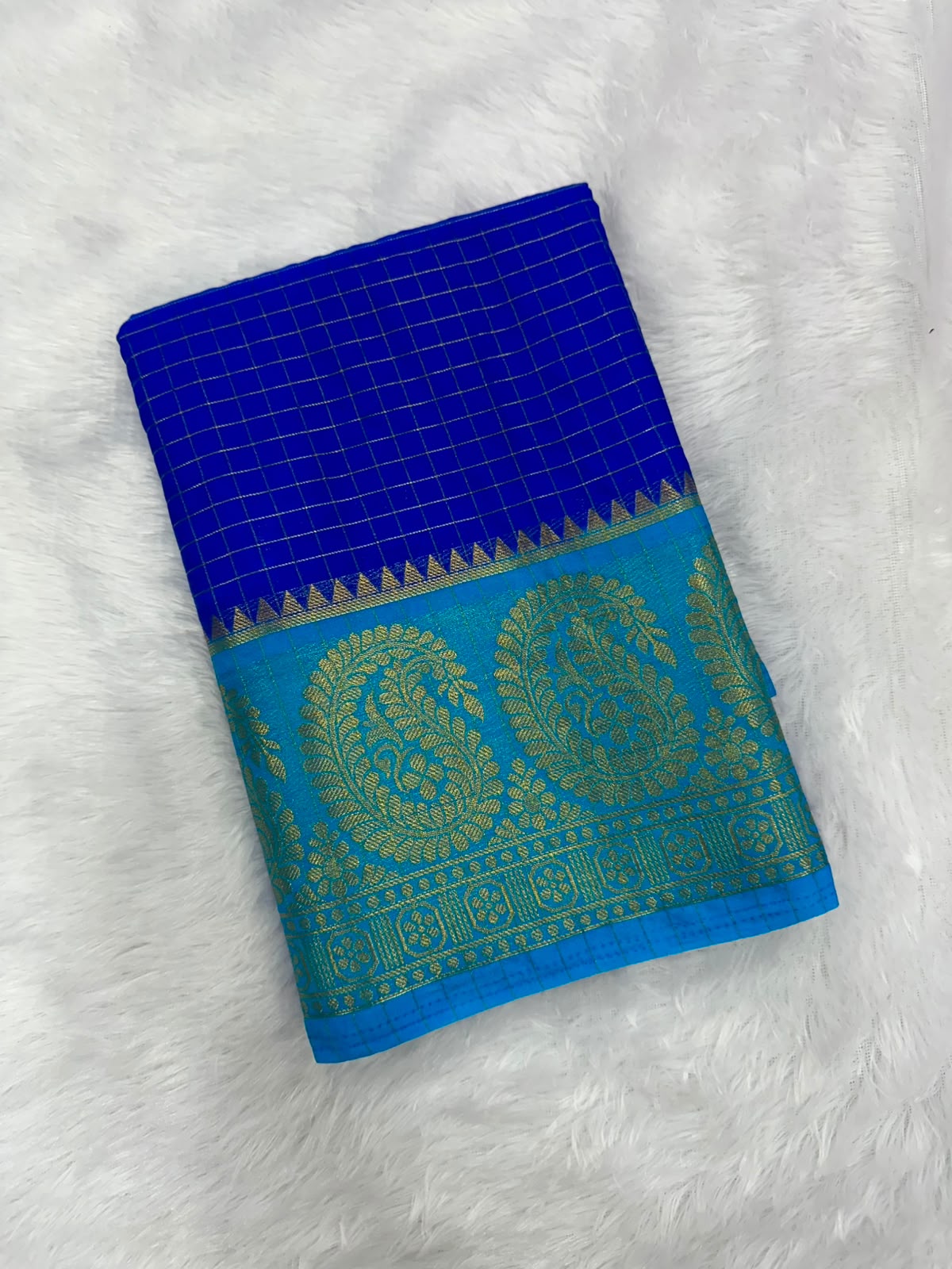 MYSORU CREPE SILK MANGO BORDER