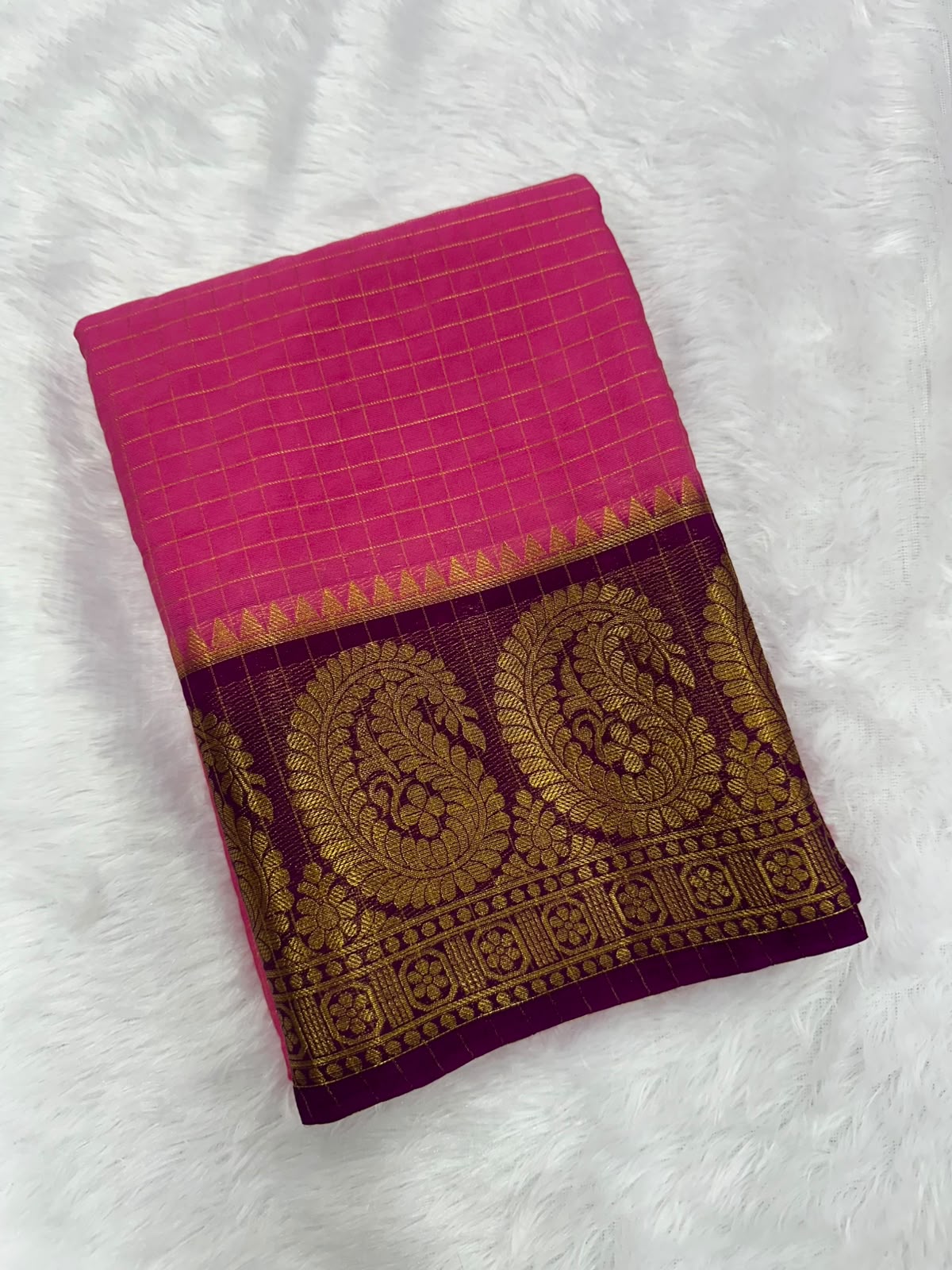 MYSORU CREPE SILK MANGO BORDER