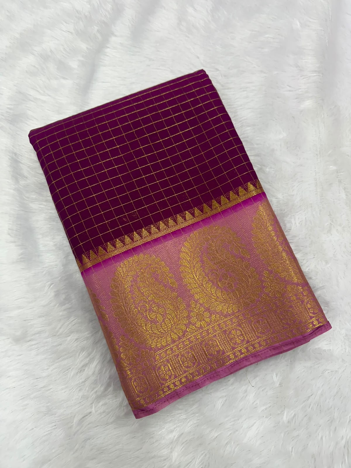 MYSORU CREPE SILK MANGO BORDER