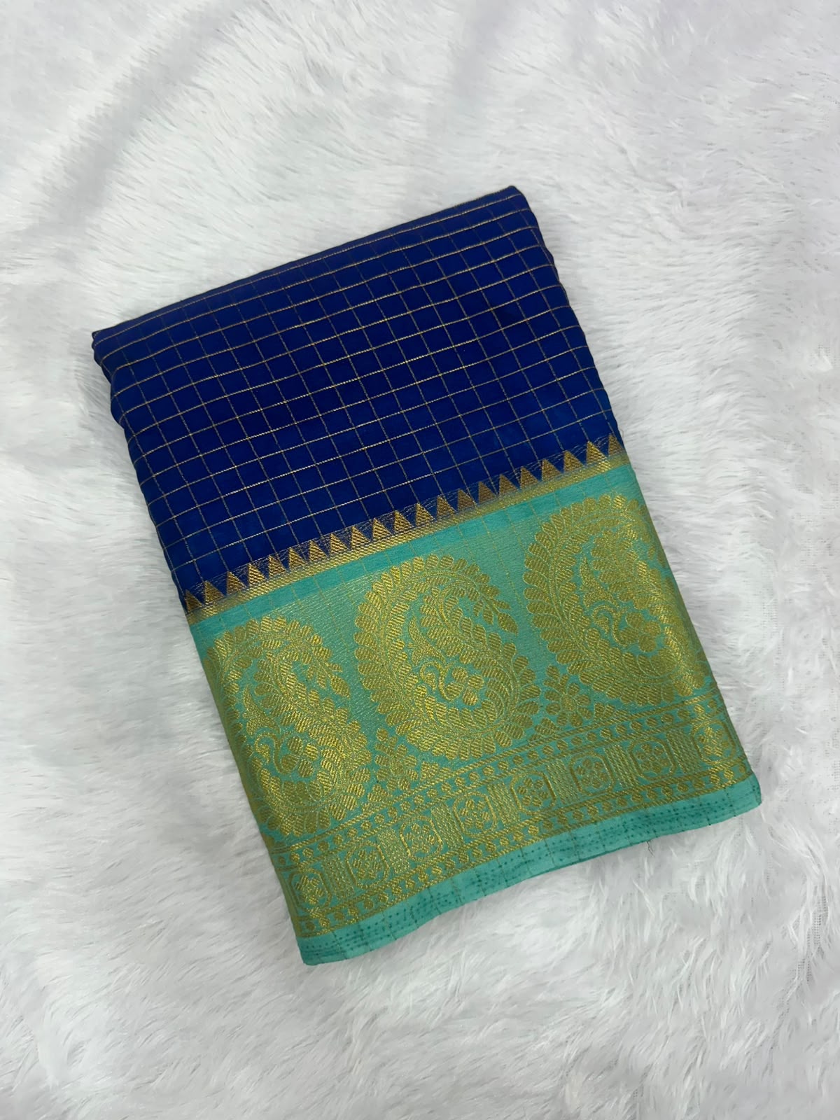 MYSORU CREPE SILK MANGO BORDER