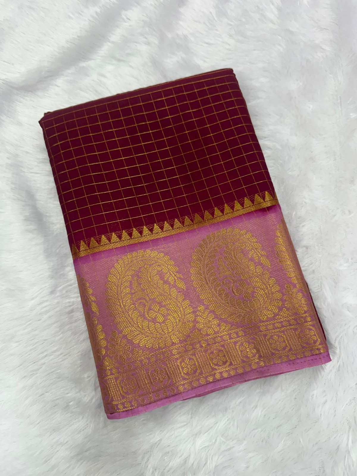 MYSORU CREPE SILK MANGO BORDER