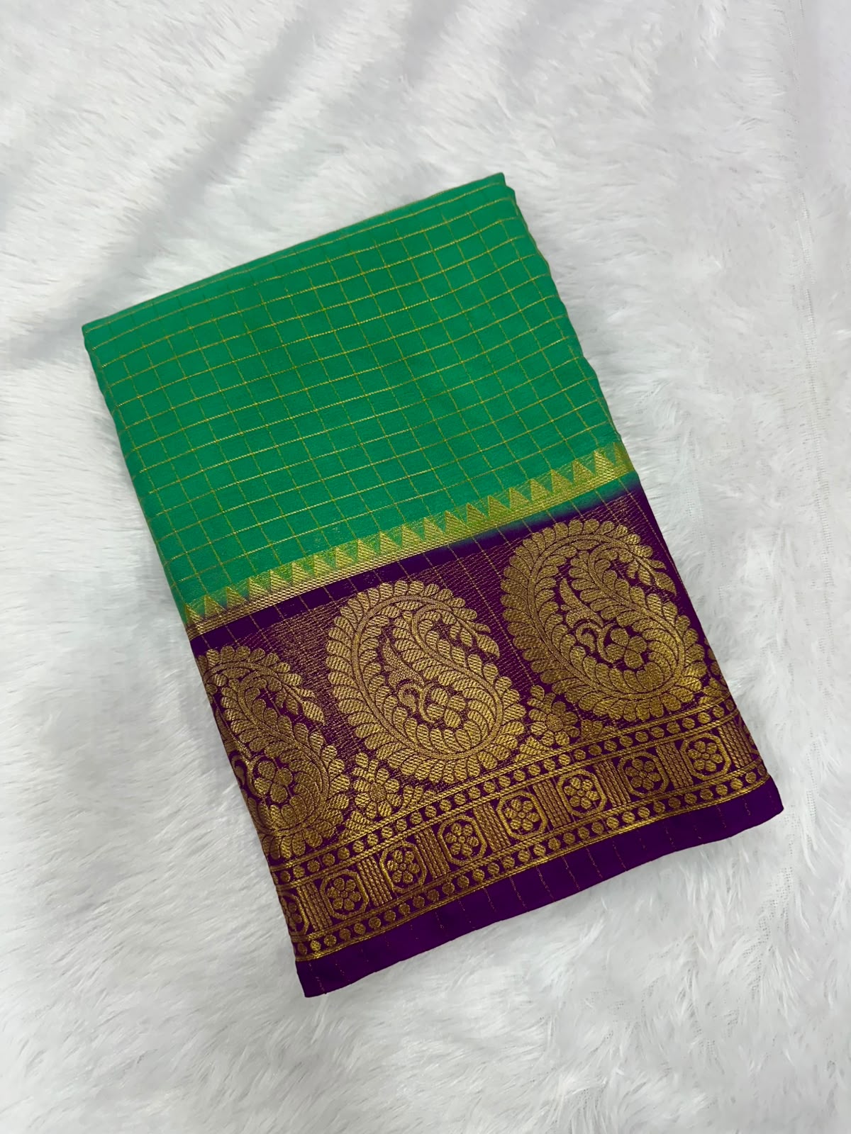MYSORU CREPE SILK MANGO BORDER