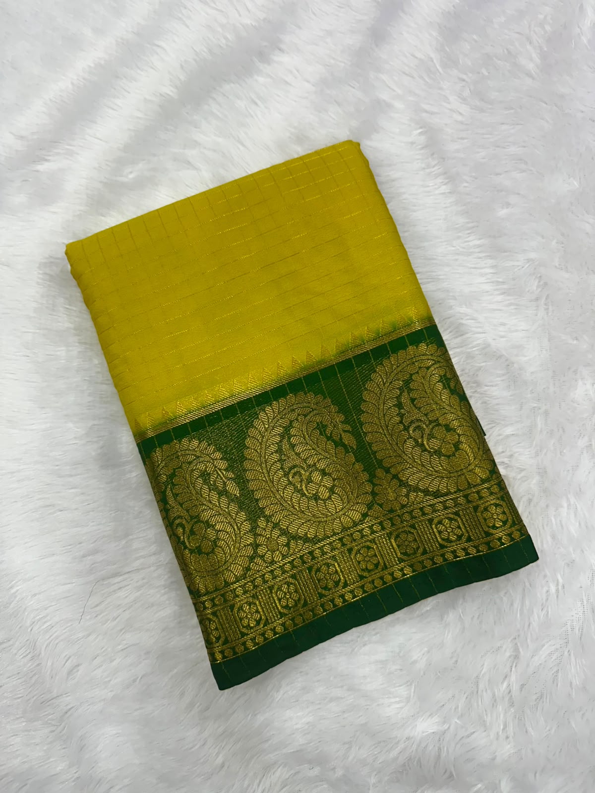 MYSORU CREPE SILK MANGO BORDER
