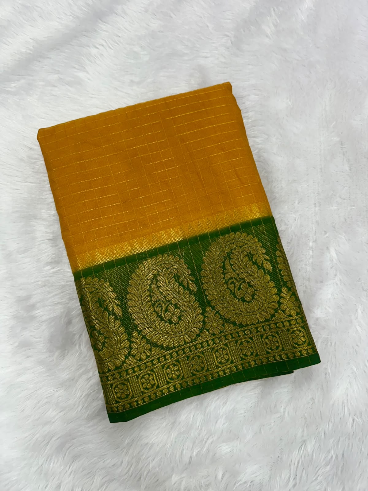 MYSORU CREPE SILK MANGO BORDER