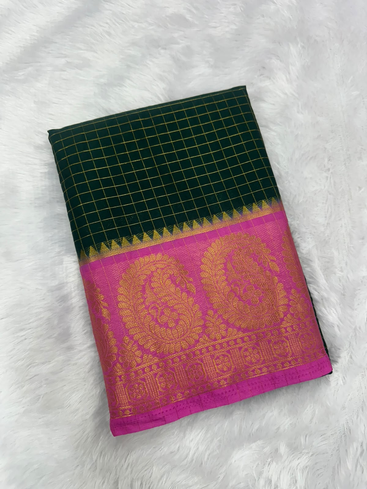 MYSORU CREPE SILK MANGO BORDER