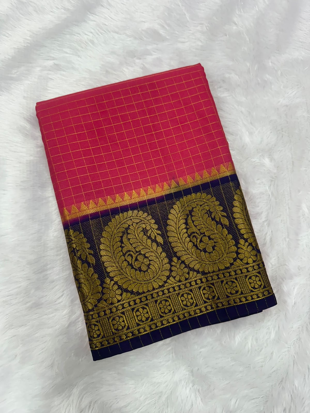 MYSORU CREPE SILK MANGO BORDER