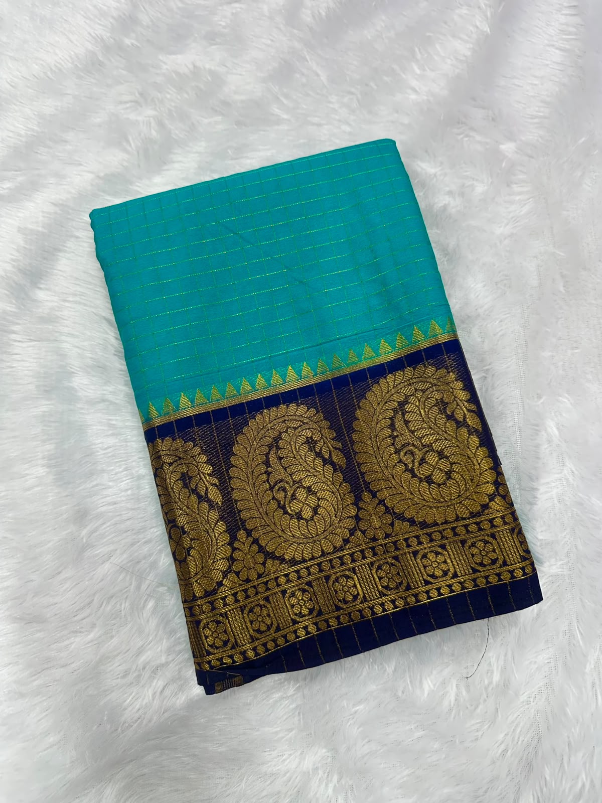 MYSORU CREPE SILK MANGO BORDER