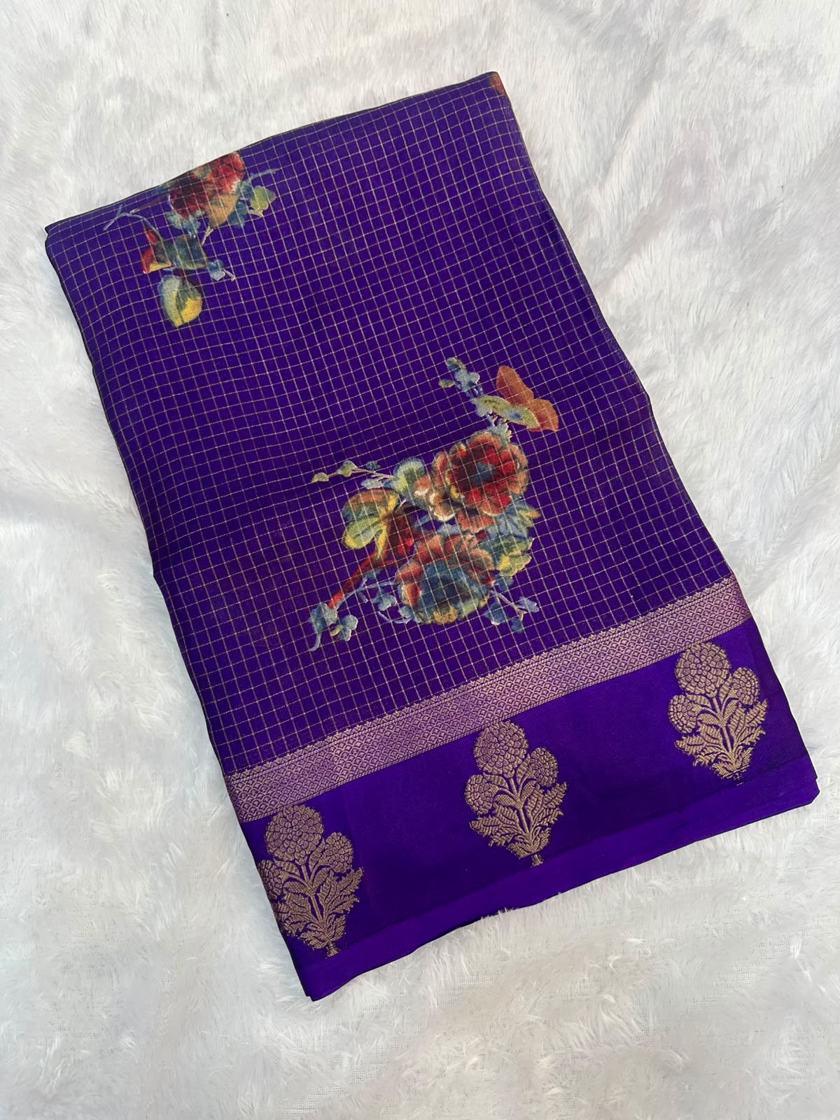 VINTAGE FLORAL GEORGETTE
