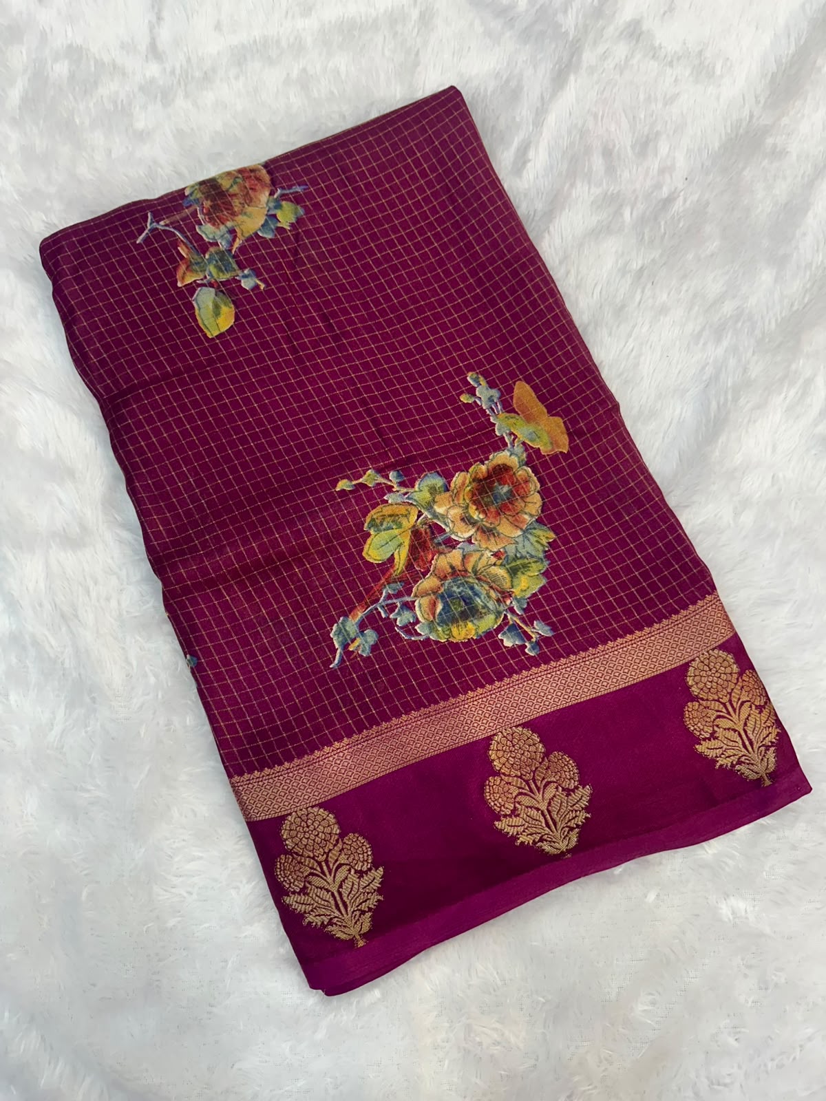 VINTAGE FLORAL GEORGETTE
