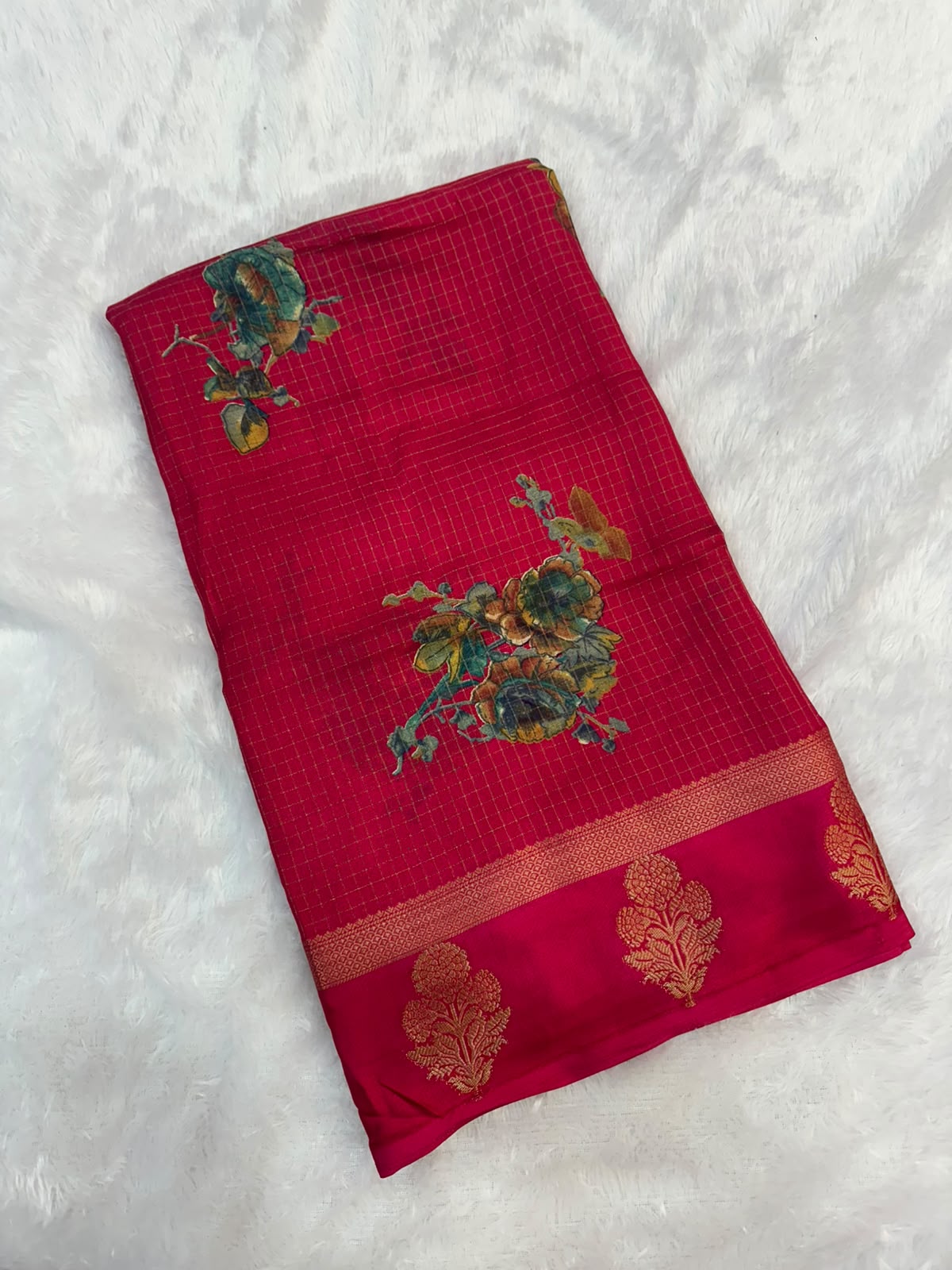 VINTAGE FLORAL GEORGETTE