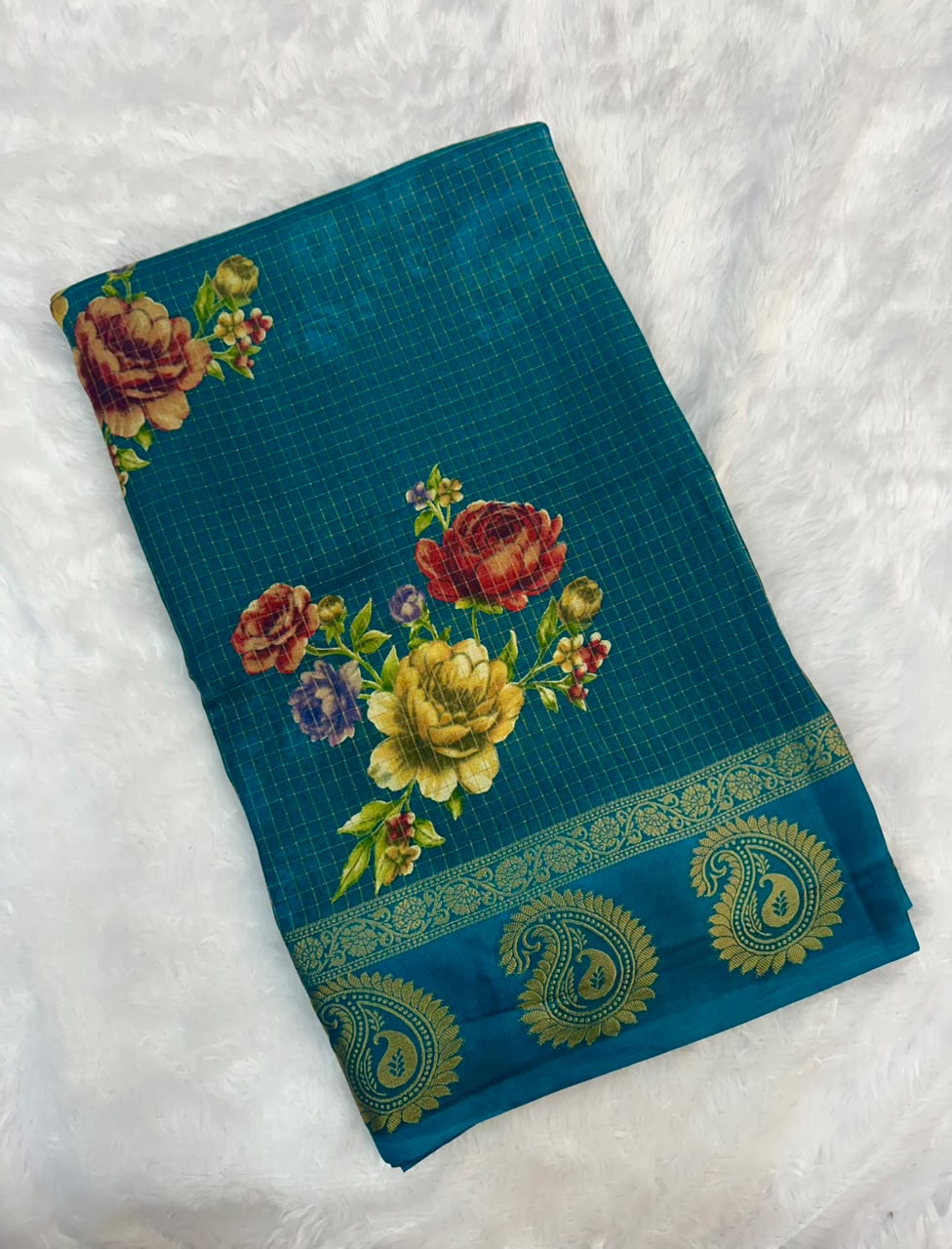 VINTAGE FLORAL GEORGETTE