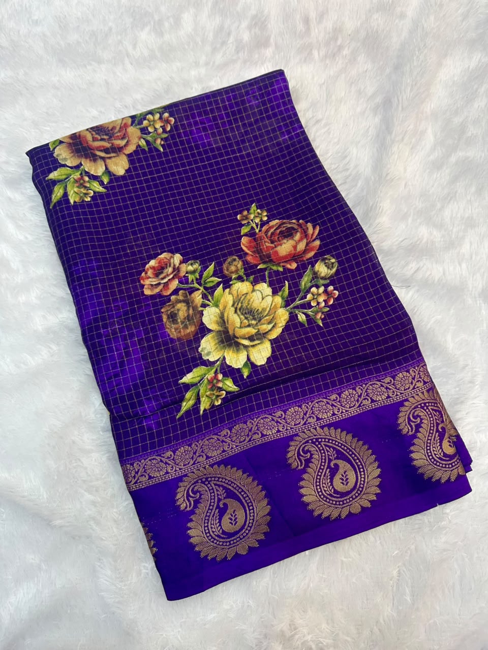 VINTAGE FLORAL GEORGETTE