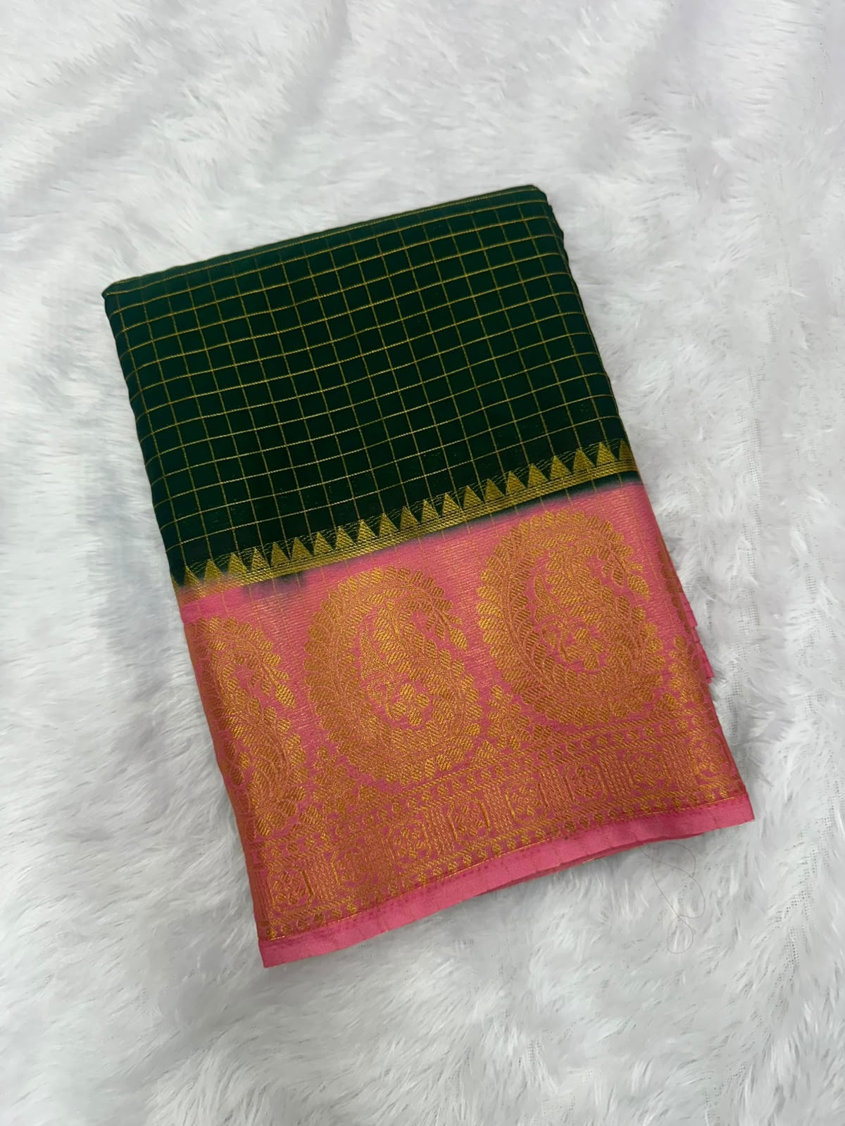 MYSORU CREPE SILK MANGO BORDER