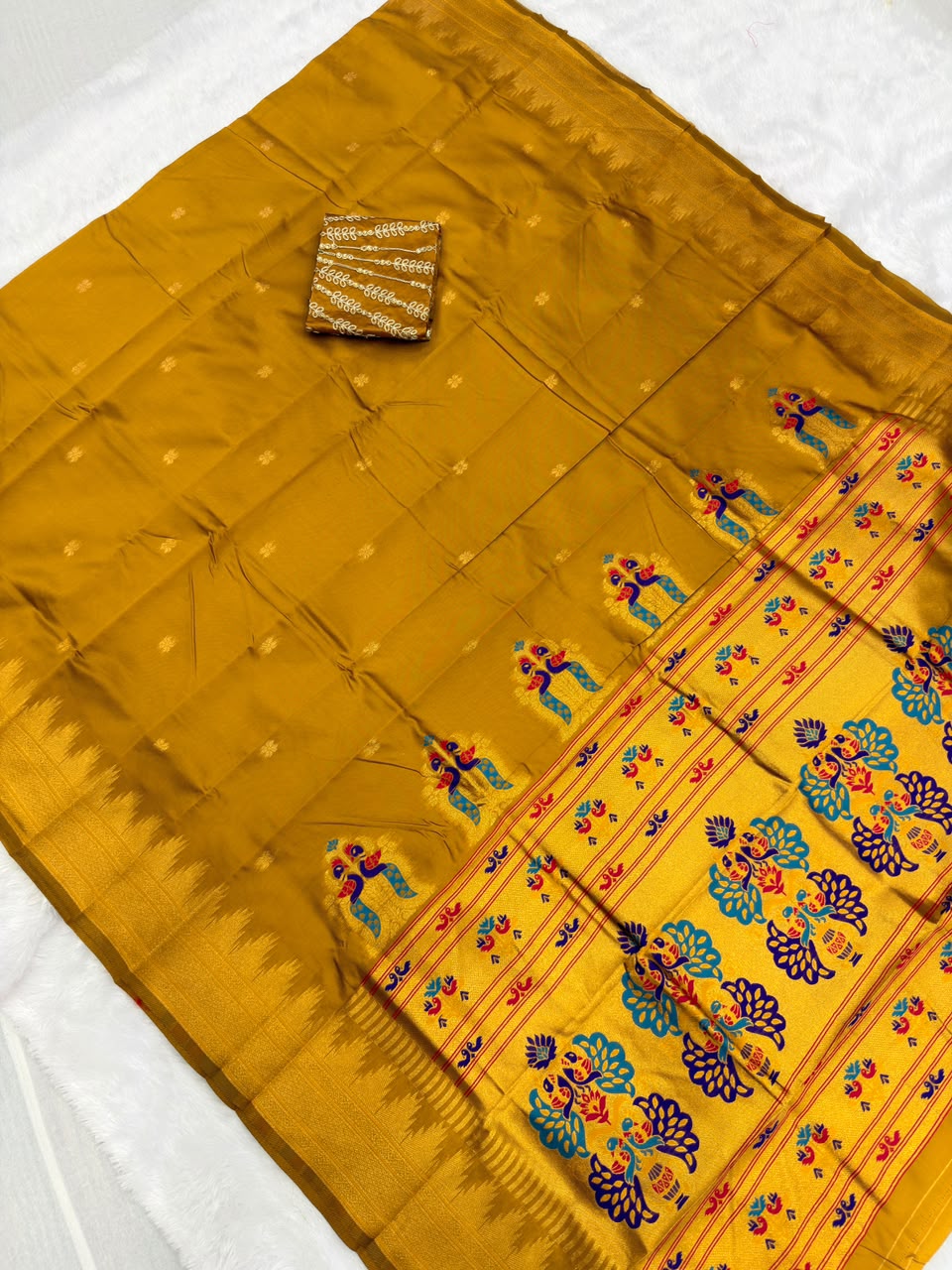 PAITHANI TUSSER SILK