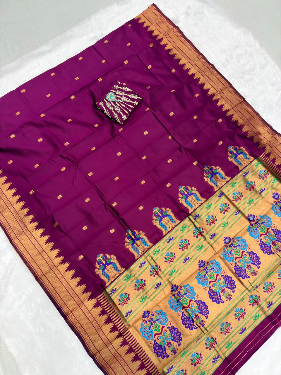 PAITHANI TUSSER SILK
