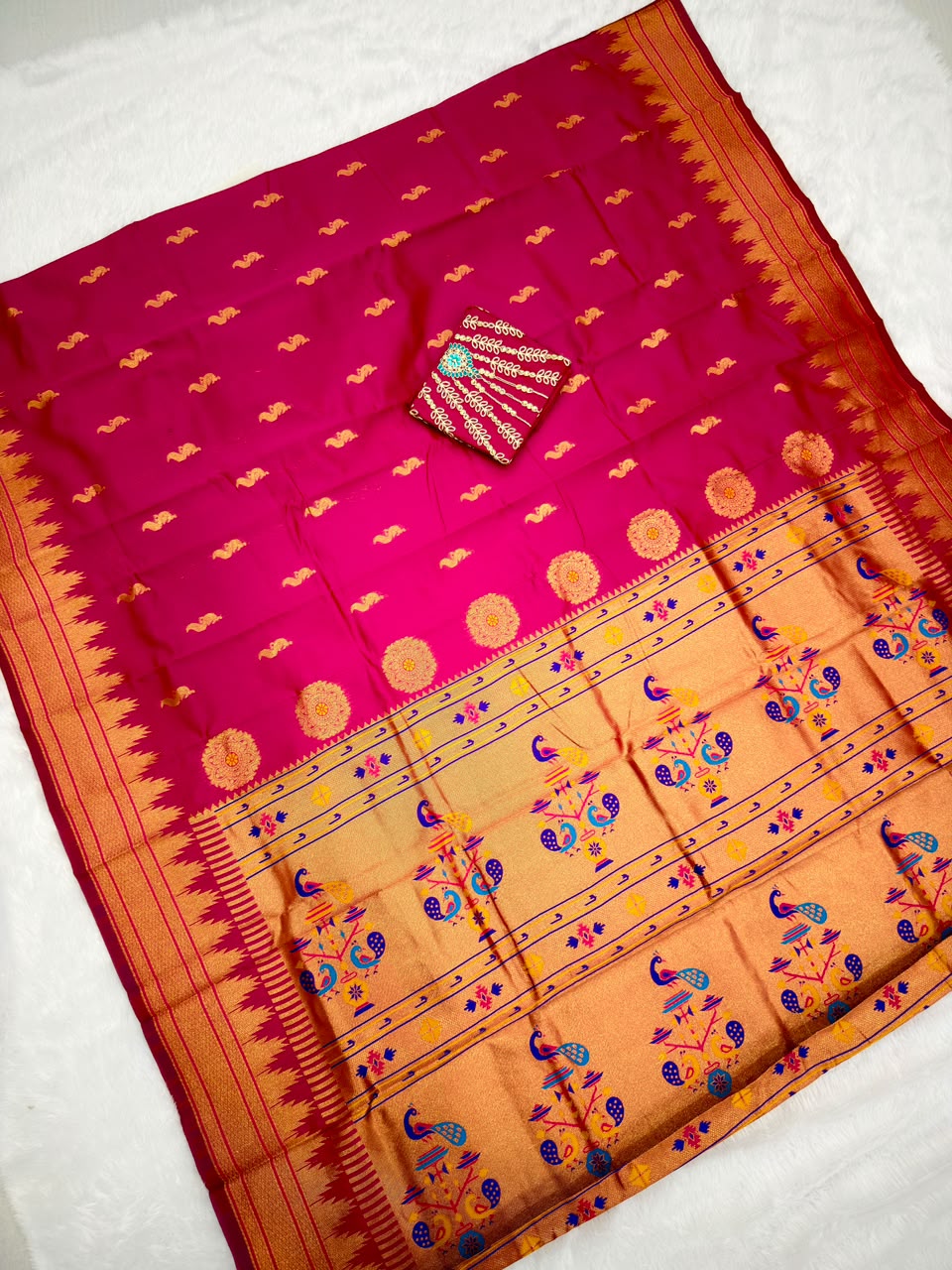PAITHANI TUSSER SILK