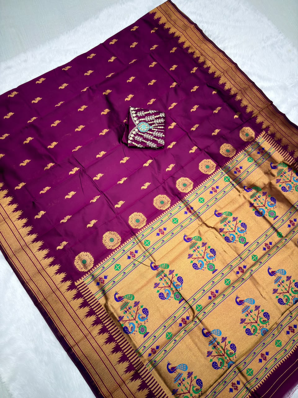 PAITHANI TUSSER SILK