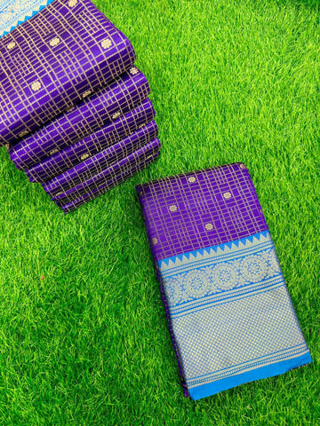 SEMI KANCHI VINTAGE CHECKS