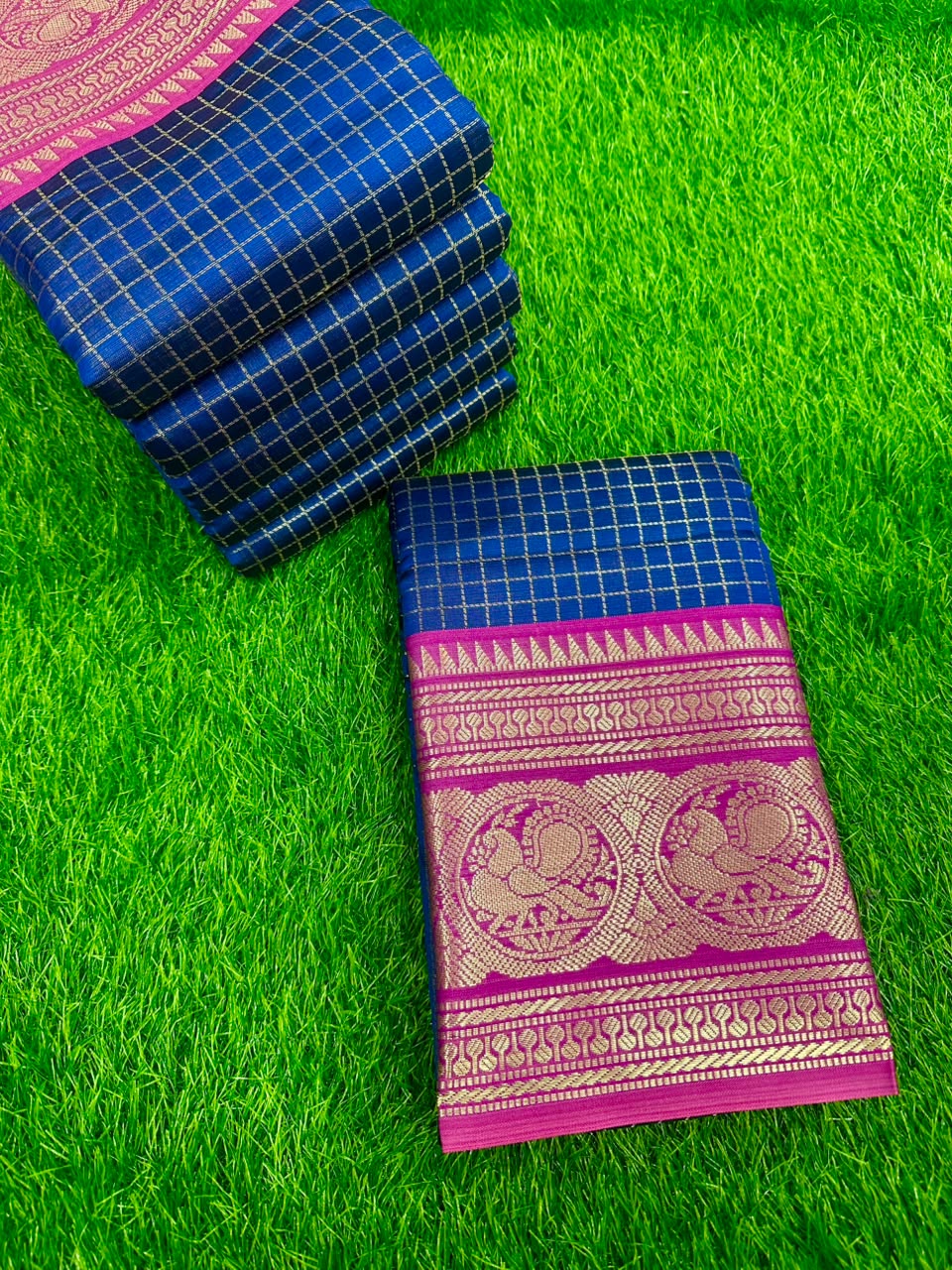 SEMI KANCHI VINTAGE CHECKS