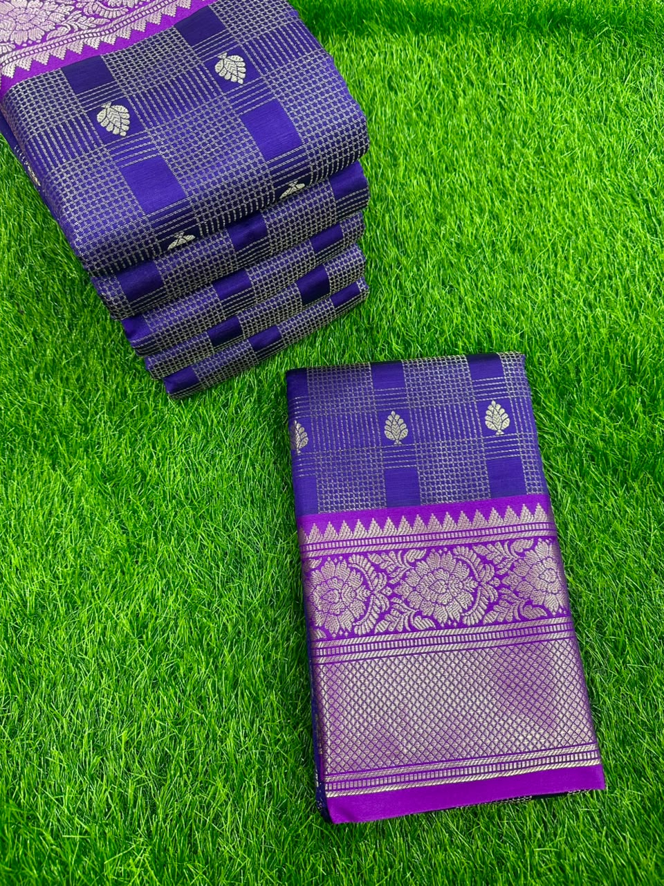 SEMI KANCHI VINTAGE CHECKS