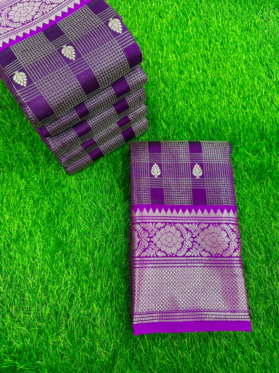 SEMI KANCHI VINTAGE CHECKS