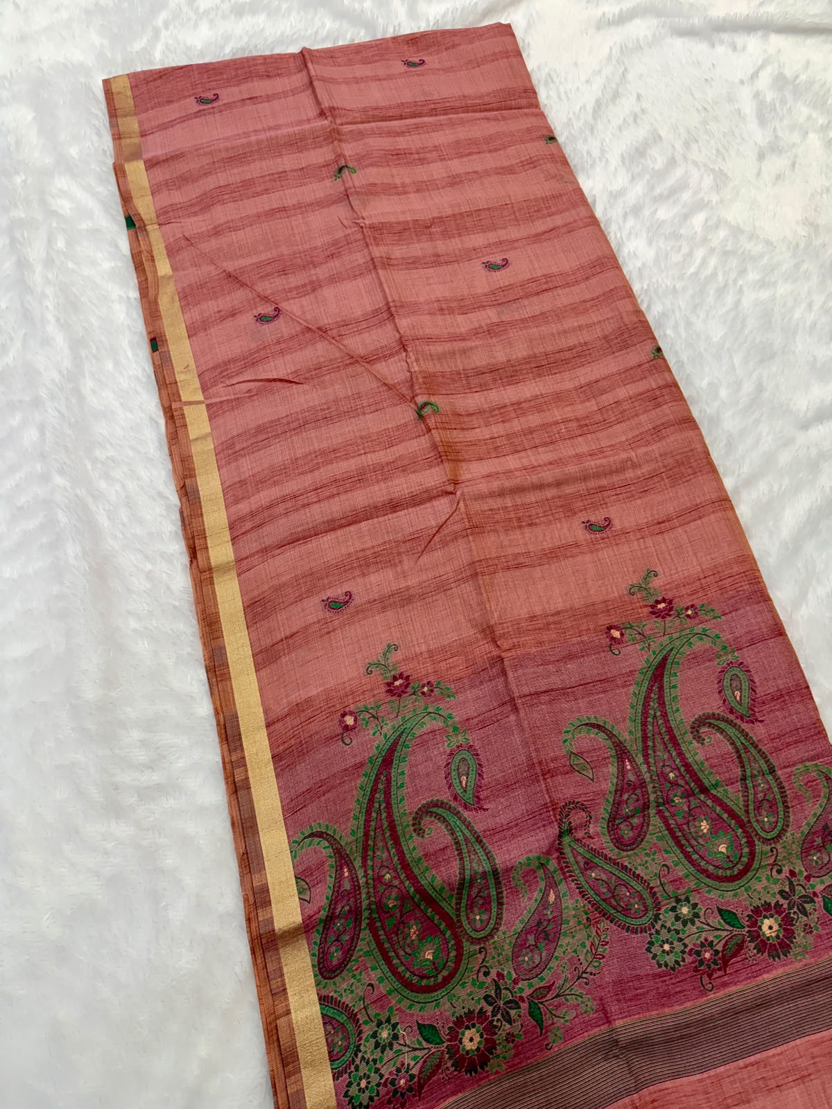 KASHMIRI JAMDANI CHANDERI