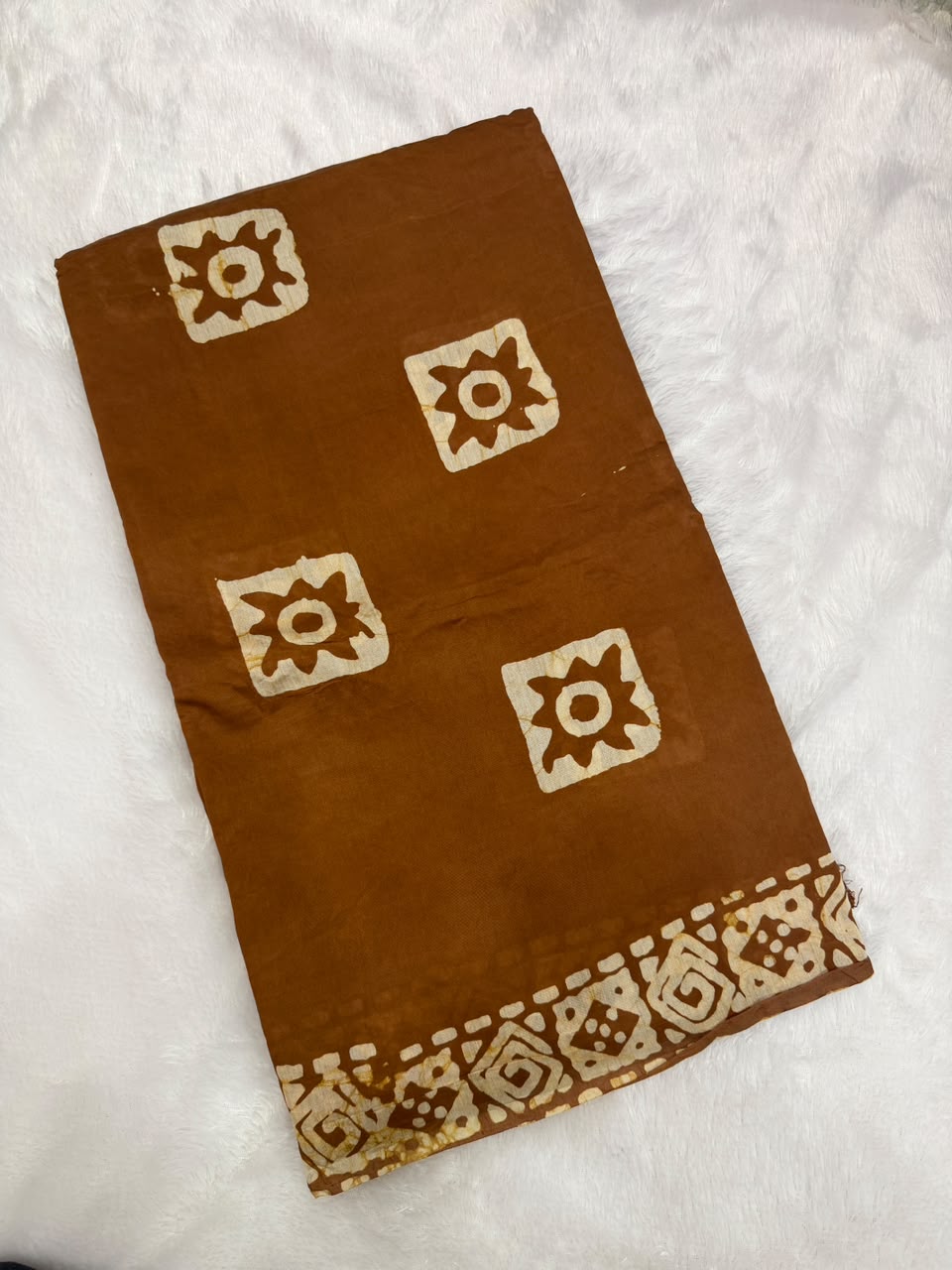 MUL CHANDERI HANDBLOCKED COTTON