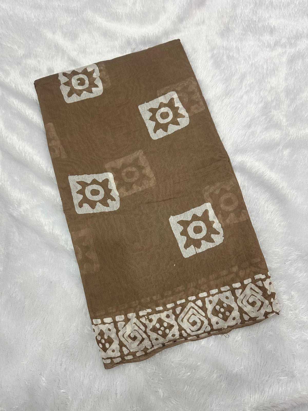 MUL CHANDERI HANDBLOCKED COTTON