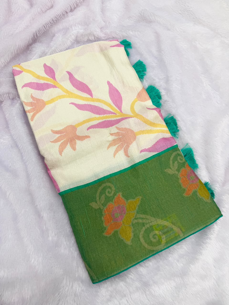 JAMDANI WEAVING TUSSER